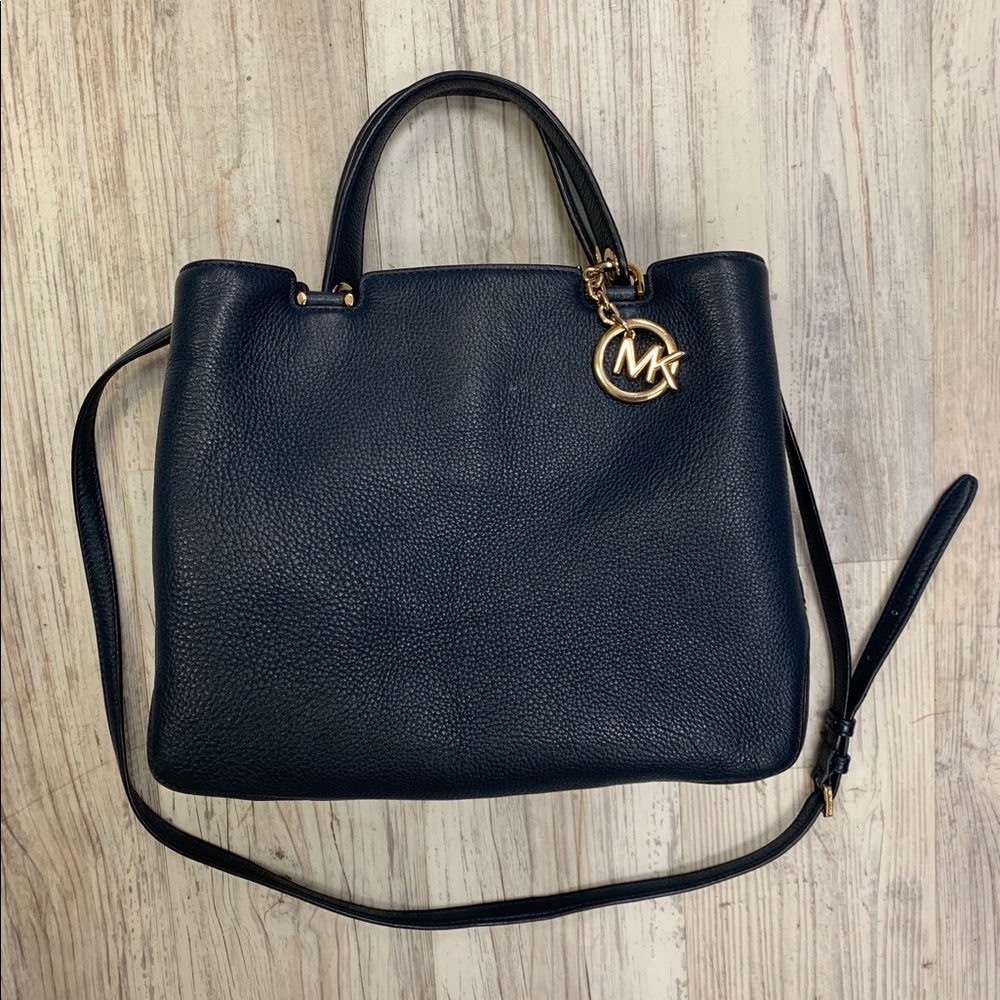 Michael Kors Navy Medium Size Bag